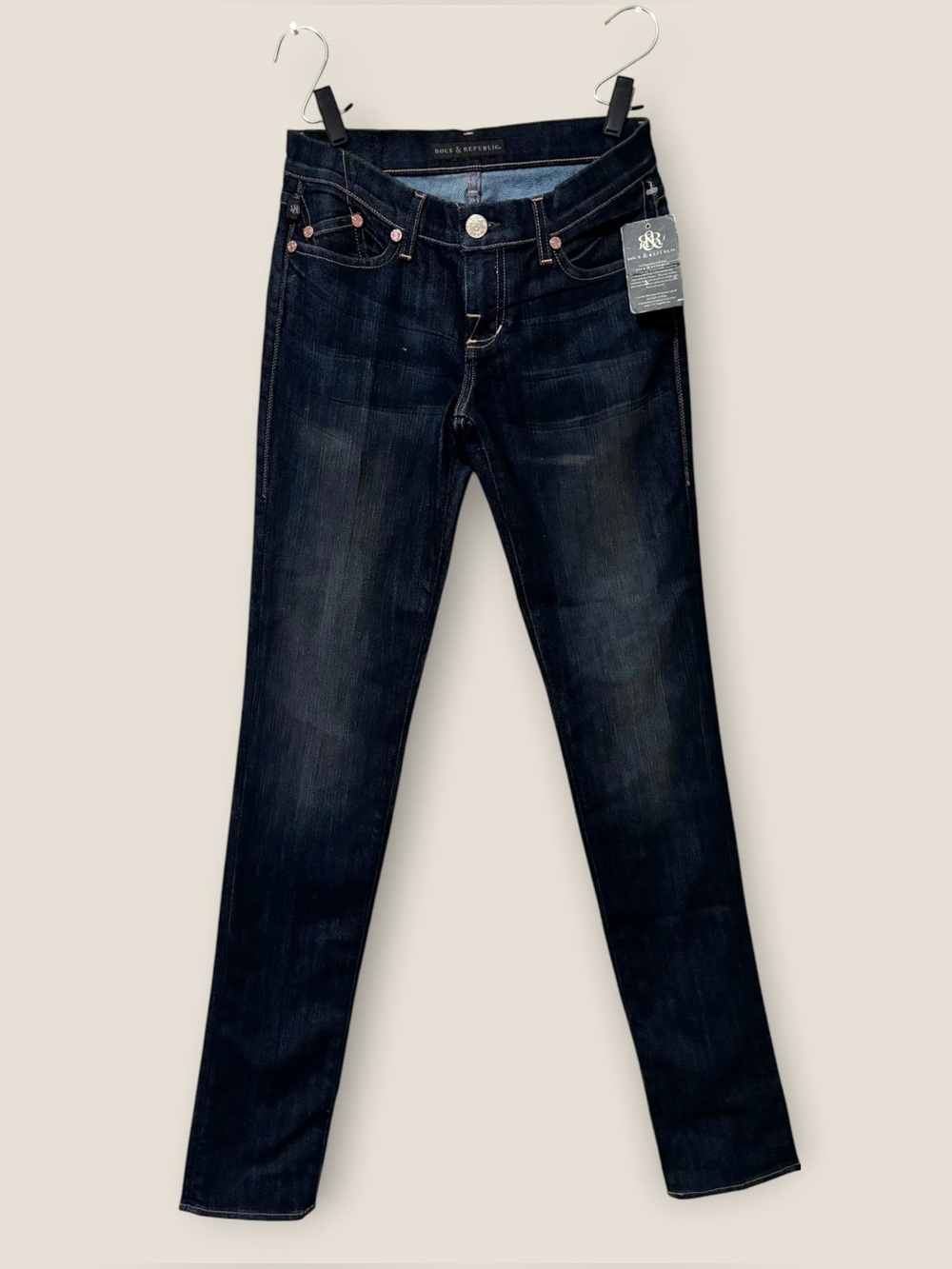 Rock & Republic Dark Skinny Jeans Size 6